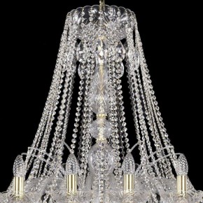 Подвесная люстра Bohemia Ivele Crystal 1411 1411/24/460/G в Добрянке - dobryanka.mebel24.online | фото 4