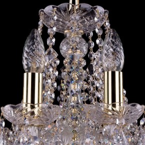 Подвесная люстра Bohemia Ivele Crystal 1413 1413/10/165/G/Leafs в Добрянке - dobryanka.mebel24.online | фото 4