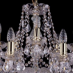 Подвесная люстра Bohemia Ivele Crystal 1413 1413/10+5/300/G/Leafs в Добрянке - dobryanka.mebel24.online | фото 4