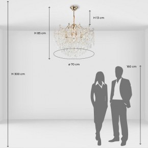 Подвесная люстра De City Бриз 38 111016006 в Добрянке - dobryanka.mebel24.online | фото 8