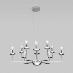 Подвесная люстра Eurosvet Cariso 60150/10 хром в Добрянке - dobryanka.mebel24.online | фото 4