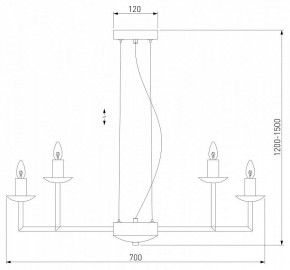 Подвесная люстра Eurosvet Cariso 60150/10 хром в Добрянке - dobryanka.mebel24.online | фото 5