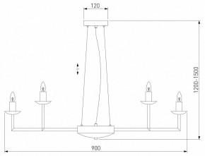 Подвесная люстра Eurosvet Cariso 60150/18 хром в Добрянке - dobryanka.mebel24.online | фото 4