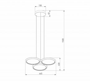 Подвесная люстра Eurosvet Crespella 90034/3 золото в Добрянке - dobryanka.mebel24.online | фото 5
