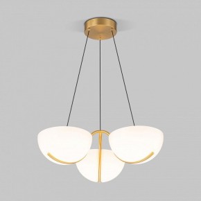 Подвесная люстра Eurosvet Emisfero 50083/3 LED золото в Добрянке - dobryanka.mebel24.online | фото 2
