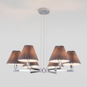 Подвесная люстра Eurosvet Peony 60136/6 хром/графит в Добрянке - dobryanka.mebel24.online | фото 3