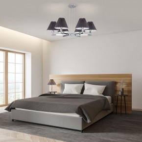 Подвесная люстра Eurosvet Peony 60136/6 хром/графит в Добрянке - dobryanka.mebel24.online | фото 4