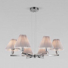 Подвесная люстра Eurosvet Peony 60136/6 хром/серый в Добрянке - dobryanka.mebel24.online | фото 3