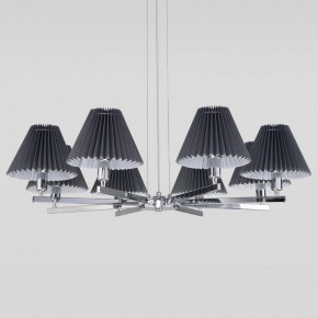 Подвесная люстра Eurosvet Peony 60136/8 хром/графит в Добрянке - dobryanka.mebel24.online | фото 2