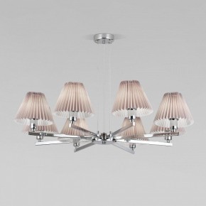 Подвесная люстра Eurosvet Peony 60136/8 хром/серый в Добрянке - dobryanka.mebel24.online | фото 2