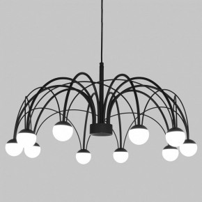 Подвесная люстра Eurosvet Ragno 90034/10 LED черный в Добрянке - dobryanka.mebel24.online | фото