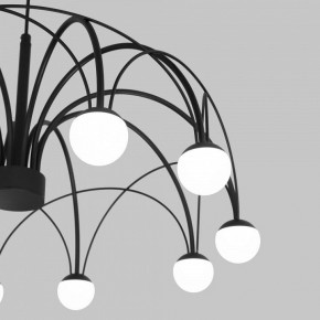 Подвесная люстра Eurosvet Ragno 90034/10 LED черный в Добрянке - dobryanka.mebel24.online | фото 6