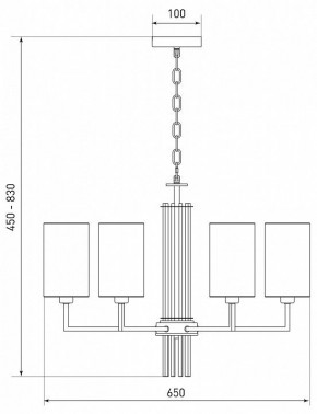 Подвесная люстра Eurosvet Soffio 60134/6 никель в Добрянке - dobryanka.mebel24.online | фото 5