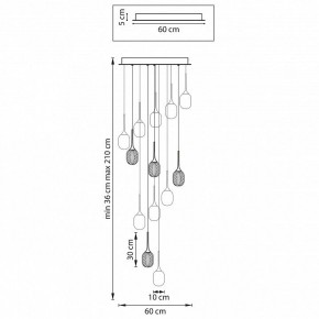 Подвесная люстра Lightstar Acrile 738131 в Добрянке - dobryanka.mebel24.online | фото 7