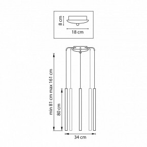 Подвесная люстра Lightstar Tubo L5T747433 в Добрянке - dobryanka.mebel24.online | фото 3