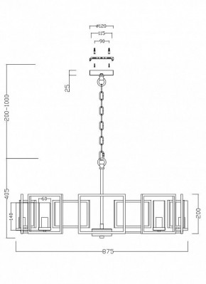 Подвесная люстра Maytoni Bowi H009PL-08G в Добрянке - dobryanka.mebel24.online | фото 4