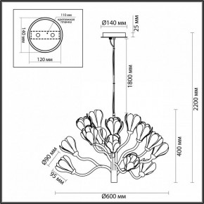 Подвесная люстра Odeon Light Gardi 5090/15 в Добрянке - dobryanka.mebel24.online | фото 6