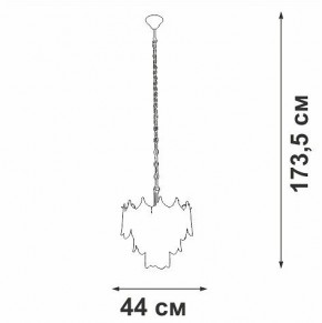 Подвесная люстра Vitaluce V5813 V5813-8/5 в Добрянке - dobryanka.mebel24.online | фото 3