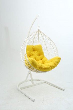Подвесное кресло Бароло (белый/желтый) в Добрянке - dobryanka.mebel24.online | фото