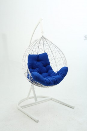 Подвесное кресло Бароло (белый/синий) в Добрянке - dobryanka.mebel24.online | фото