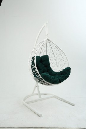 Подвесное кресло Бароло (белый/зеленый) в Добрянке - dobryanka.mebel24.online | фото