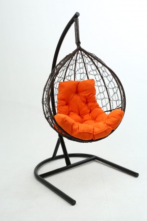 Подвесное кресло Бароло (коричневый/оранжевый) в Добрянке - dobryanka.mebel24.online | фото