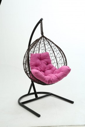 Подвесное кресло Бароло (коричневый/розовый) в Добрянке - dobryanka.mebel24.online | фото
