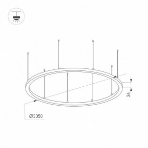 Подвесной светильник Arlight ARC 034078(1) в Добрянке - dobryanka.mebel24.online | фото 2