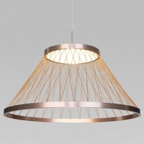 Подвесной светильник Eurosvet Cesta 40017/1 LED коричневый в Добрянке - dobryanka.mebel24.online | фото