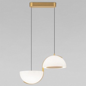 Подвесной светильник Eurosvet Emisfero 50083/2 LED золото в Добрянке - dobryanka.mebel24.online | фото