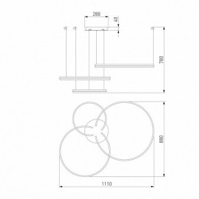 Подвесной светильник Eurosvet Gap 90180/3 сатин-никель в Добрянке - dobryanka.mebel24.online | фото 5