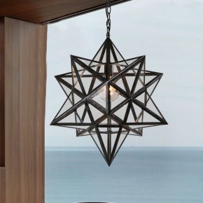 Подвесной светильник Imperiumloft Black Star Clear Glass 101314-26 в Добрянке - dobryanka.mebel24.online | фото