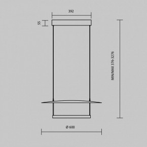 Подвесной светильник Maytoni Ambience MOD280PL-L30B3K1 в Добрянке - dobryanka.mebel24.online | фото 4