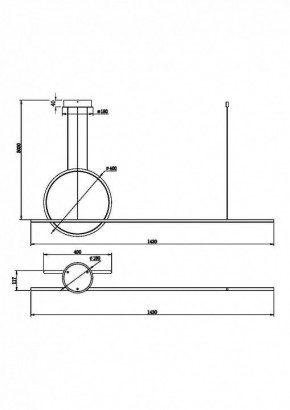 Подвесной светильник Maytoni Halo MOD247PL-L49BK в Добрянке - dobryanka.mebel24.online | фото 2