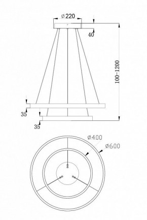 Подвесной светильник Maytoni Rim MOD058PL-L55W4K в Добрянке - dobryanka.mebel24.online | фото 7