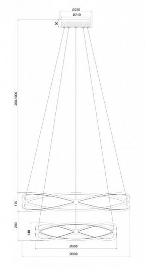 Подвесной светильник Maytoni Weave MOD062PL-L103CH3K в Добрянке - dobryanka.mebel24.online | фото 9