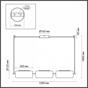Подвесной светильник Odeon Light Kavia 5003/30L в Добрянке - dobryanka.mebel24.online | фото 4