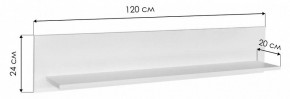 Полка навесная Бэль 10.107 в Добрянке - dobryanka.mebel24.online | фото 5