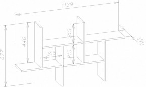 Полка навесная ПК-6 в Добрянке - dobryanka.mebel24.online | фото 4