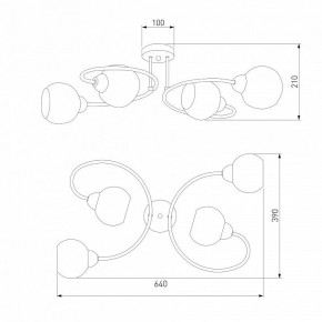 Потолочная люстра Eurosvet Tulia 30136/4 хром в Добрянке - dobryanka.mebel24.online | фото 3