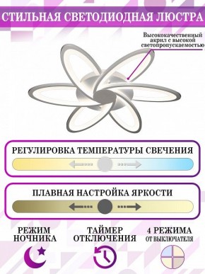 Потолочная люстра Natali Kovaltseva Smart home LED LAMPS 81217 в Добрянке - dobryanka.mebel24.online | фото 5
