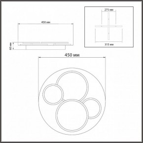 Потолочная люстра Sonex Pine 7734/60L в Добрянке - dobryanka.mebel24.online | фото 9