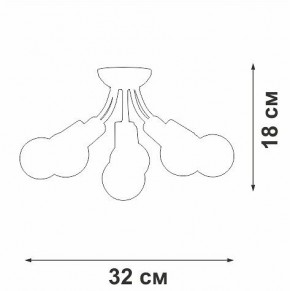 Потолочная люстра Vitaluce V3927 V3927-0/6PL в Добрянке - dobryanka.mebel24.online | фото 6