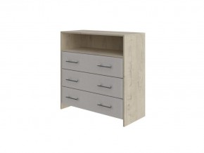 PROxSON Комод Varna (ЛДСП+ткань Бунратти/Savana Milk (молочный)) 90x40 в Добрянке - dobryanka.mebel24.online | фото