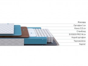 PROxSON Матрас FIRST Cocos Flat M (Ткань Синтетический жаккард) 120x190 в Добрянке - dobryanka.mebel24.online | фото 2