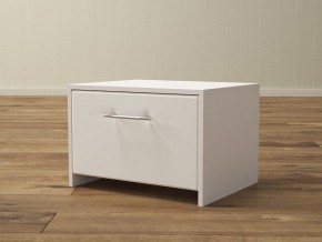 PROxSON Тумба Varna (ЛДСП Белая+экокожа Белый/Белый) 51x40 в Добрянке - dobryanka.mebel24.online | фото