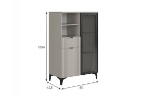 РИЧ Комод 2 со стеклом в Добрянке - dobryanka.mebel24.online | фото 2