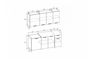 РИО-1 ЛДСП Кухонный гарнитур 1,7 м в Добрянке - dobryanka.mebel24.online | фото 7