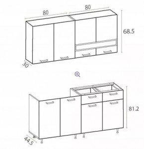 РИО-2 ЛДСП Кухонный гарнитур 1,6 м в Добрянке - dobryanka.mebel24.online | фото 7