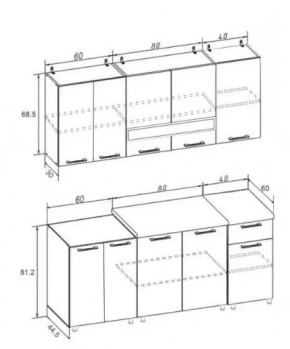 РИО-2 ЛДСП Кухонный гарнитур 1,8 м в Добрянке - dobryanka.mebel24.online | фото 7